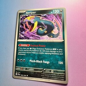 seviper - 062/094 (uncommon) — pokemon: phantasmal flames